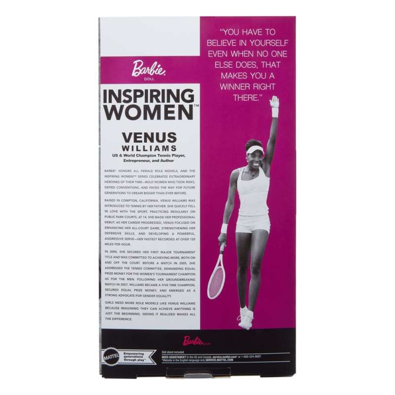 SPOTT-GR Barbie Signature Inspiring Women - Κούκλα Venus Williams