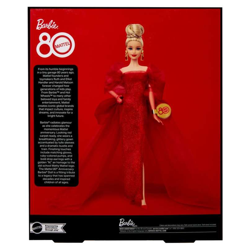 SPOTT-GR Barbie Signature - Κούκλα 80th Anniversary Blonde