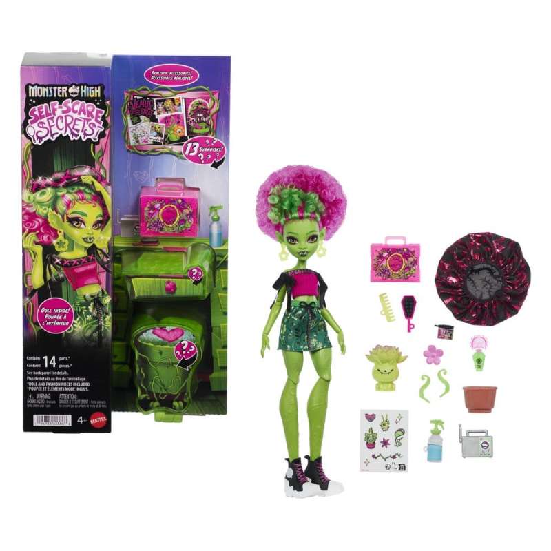 SPOTT-GR Monster High Self-Scare Secrets - Κούκλα Venus McFlytrap