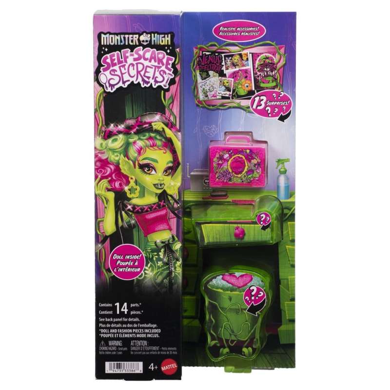 SPOTT-GR Monster High Self-Scare Secrets - Κούκλα Venus McFlytrap