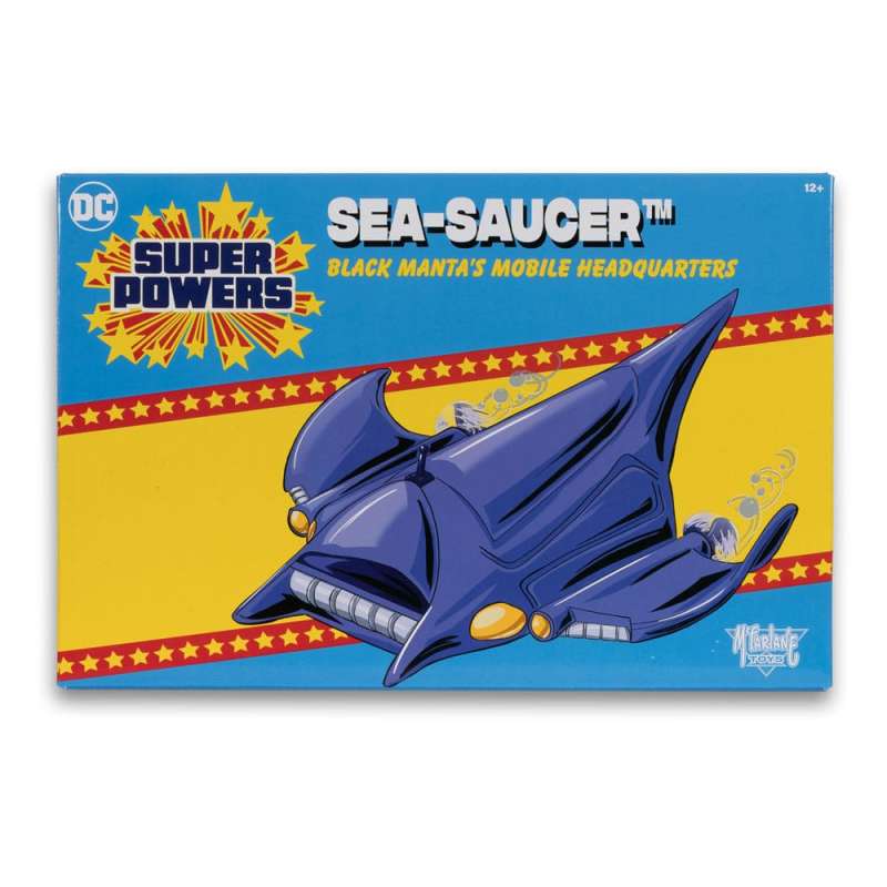 SPOTT-GR DC Direct Super Powers Vehicles - Όχημα Black Manta Sea Saucer Μεγέθους 10cm