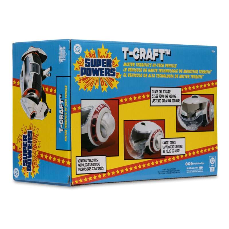SPOTT-GR Superman (2025) DC Direct Super Powers - Όχημα T-Craft Μεγέθους 11cm