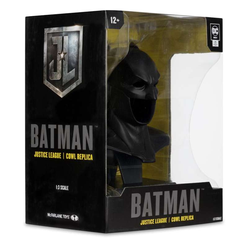 SPOTT-GR Batman DC Direct - Μίνι Ρέπλικα (Αναλογία 1/3) Batman Cowl (Justice League Tactical Suit) Μεγέθους 19cm