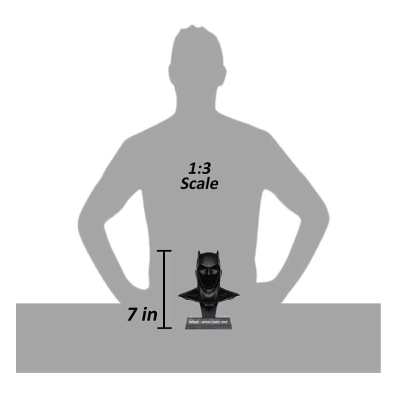 SPOTT-GR Batman DC Direct - Μίνι Ρέπλικα (Αναλογία 1/3) Batman Cowl (Justice League Tactical Suit) Μεγέθους 19cm