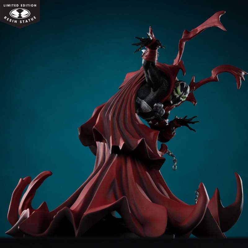SPOTT-GR Spawn - Φιγούρα (Αναλογία 1/10) Spawn Inspired by the Art of Greg Capullo (Black White & Red All Over) Μεγέθους 21cm
