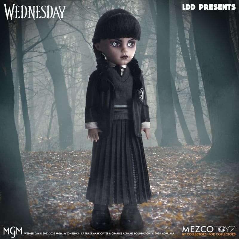 SPOTT-GR Wednesday LDD Presents - Κούκλα Wednesday Nevermore Academy Uniform Μεγέθους 25cm