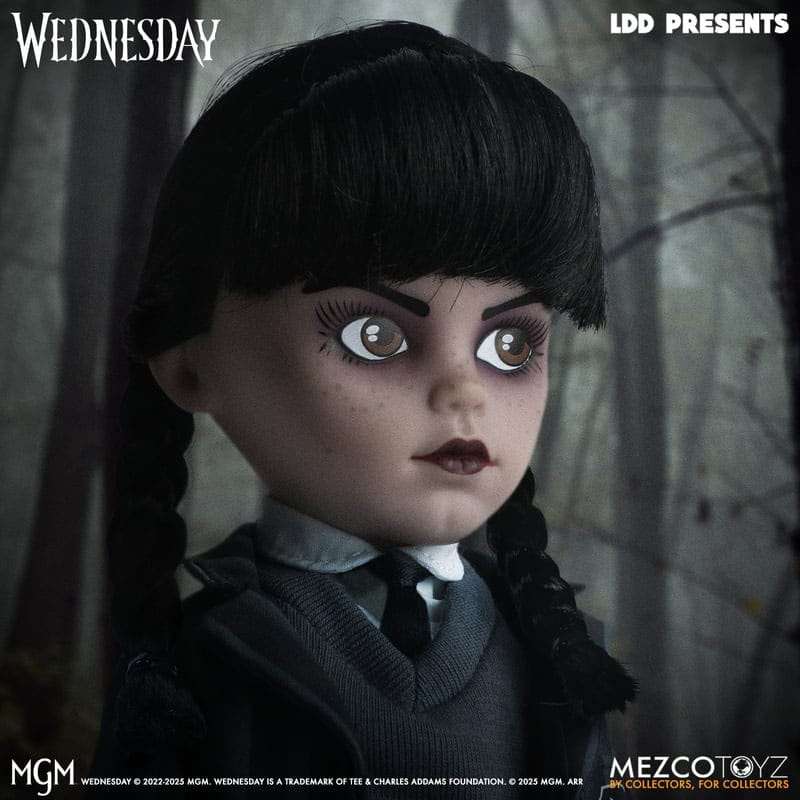 SPOTT-GR Wednesday LDD Presents - Κούκλα Wednesday Nevermore Academy Uniform Μεγέθους 25cm