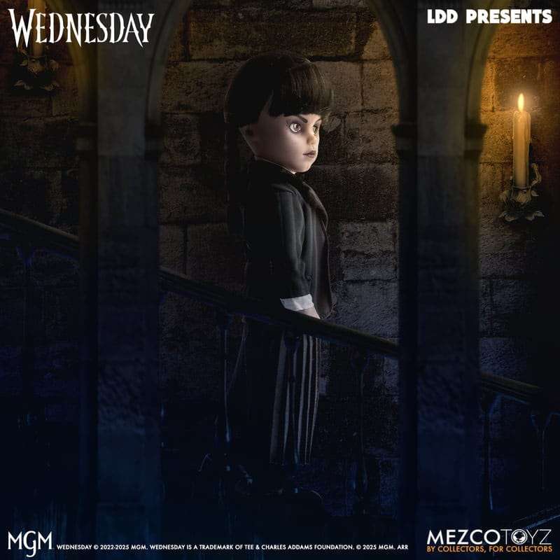 SPOTT-GR Wednesday LDD Presents - Κούκλα Wednesday Nevermore Academy Uniform Μεγέθους 25cm