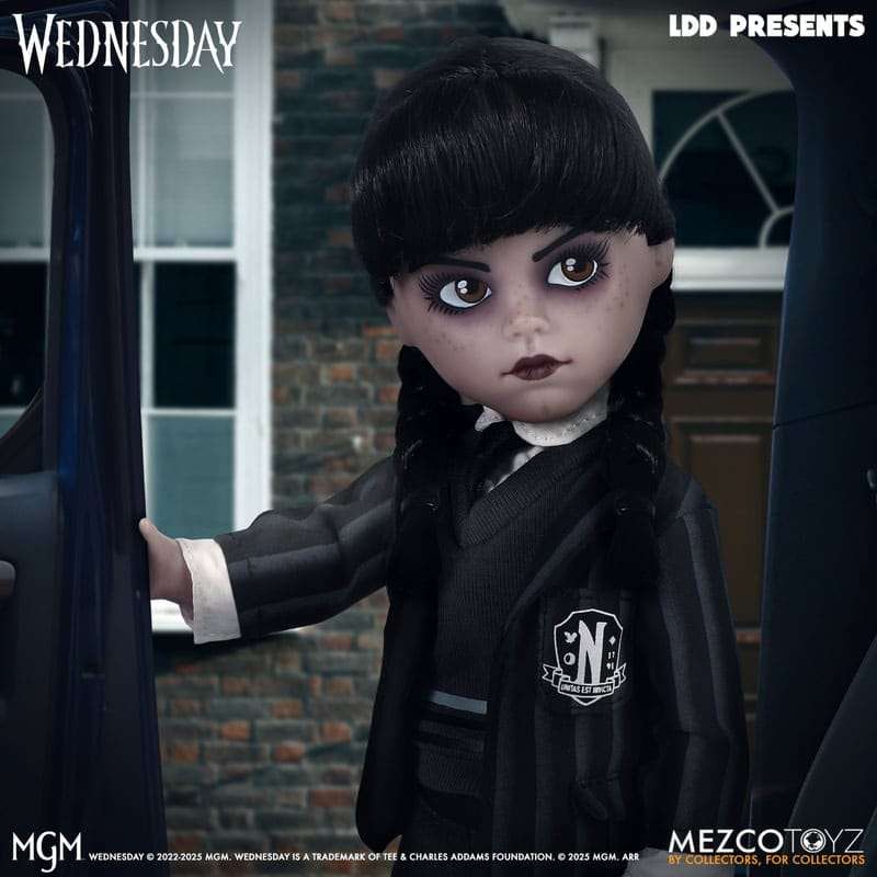 SPOTT-GR Wednesday LDD Presents - Κούκλα Wednesday Nevermore Academy Uniform Μεγέθους 25cm