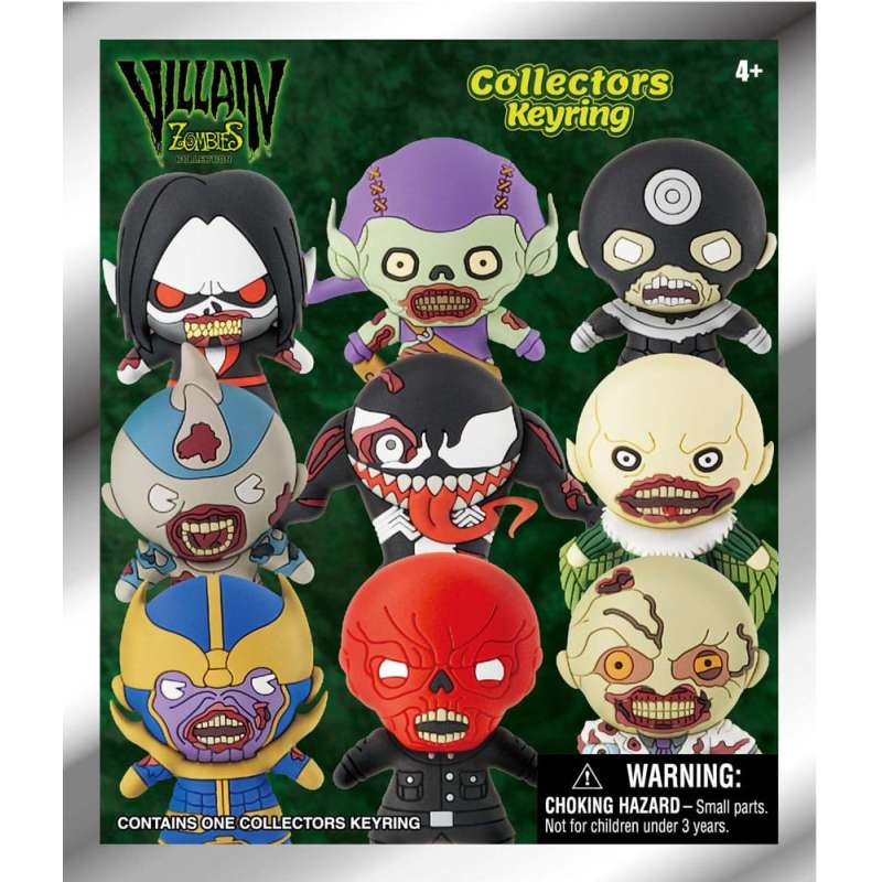 SPOTT-GR Marvel - Τρισδιάστατα PVC Μπρελόκ Series 1 Zombies Display (Σετ 24 Τεμάχια)