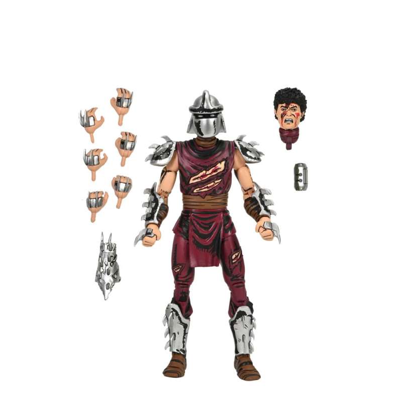 SPOTT-GR Teenage Mutant Ninja Turtles Action Figure Battle Damaged Shredder 18 cm