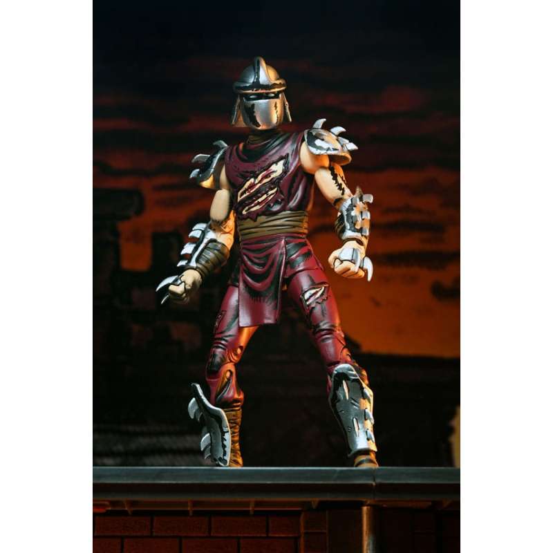 SPOTT-GR Teenage Mutant Ninja Turtles Action Figure Battle Damaged Shredder 18 cm