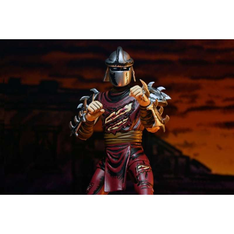 SPOTT-GR Teenage Mutant Ninja Turtles Action Figure Battle Damaged Shredder 18 cm