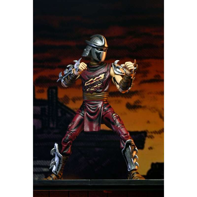 SPOTT-GR Teenage Mutant Ninja Turtles Action Figure Battle Damaged Shredder 18 cm