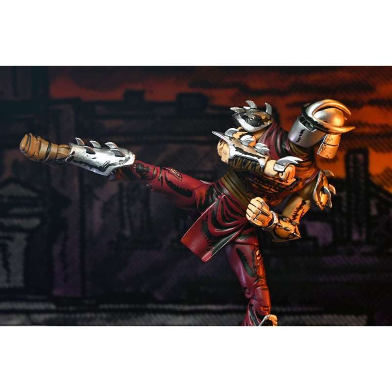 SPOTT-GR Teenage Mutant Ninja Turtles Action Figure Battle Damaged Shredder 18 cm