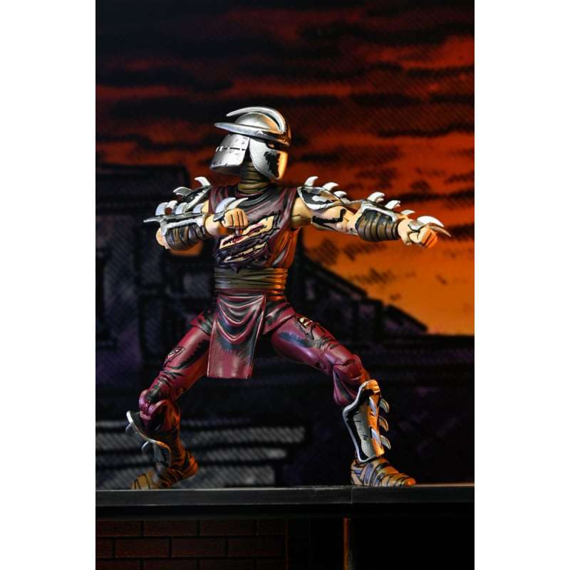 SPOTT-GR Teenage Mutant Ninja Turtles Action Figure Battle Damaged Shredder 18 cm