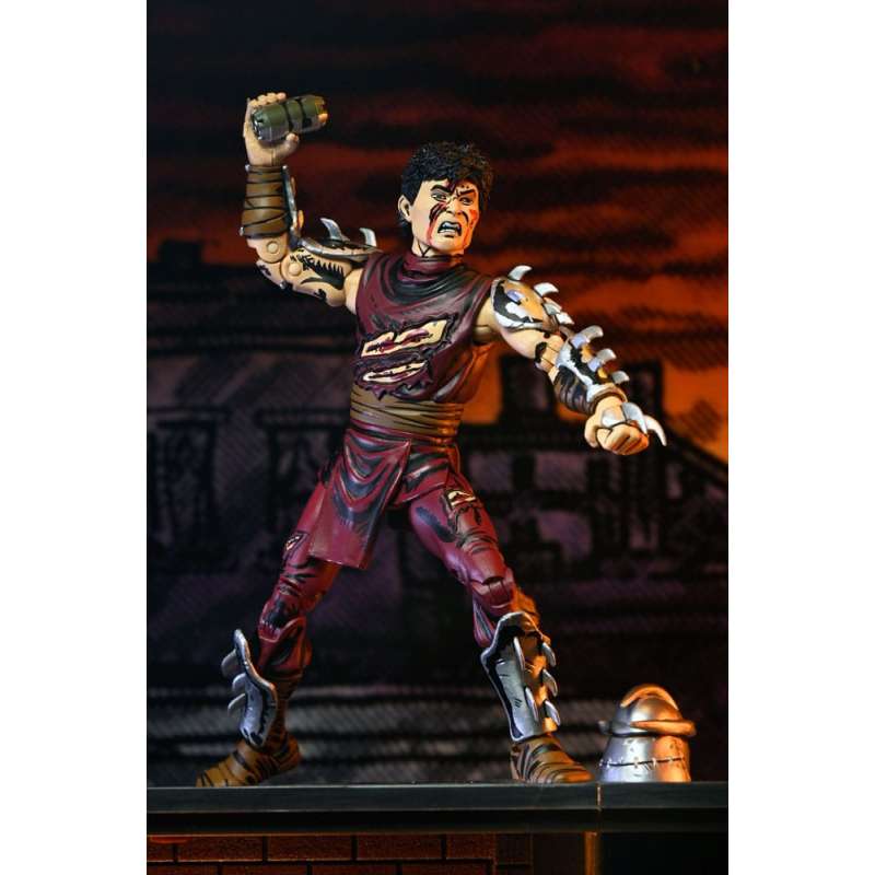 SPOTT-GR Teenage Mutant Ninja Turtles Action Figure Battle Damaged Shredder 18 cm
