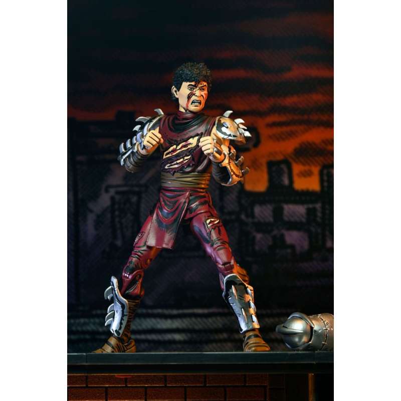 SPOTT-GR Teenage Mutant Ninja Turtles Action Figure Battle Damaged Shredder 18 cm