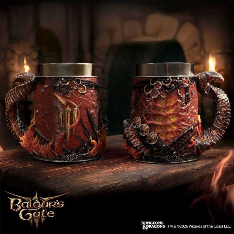 SPOTT-GR Baldur's Gate III - Ποτήρι Μπύρας Karlach Μεγέθους 16cm