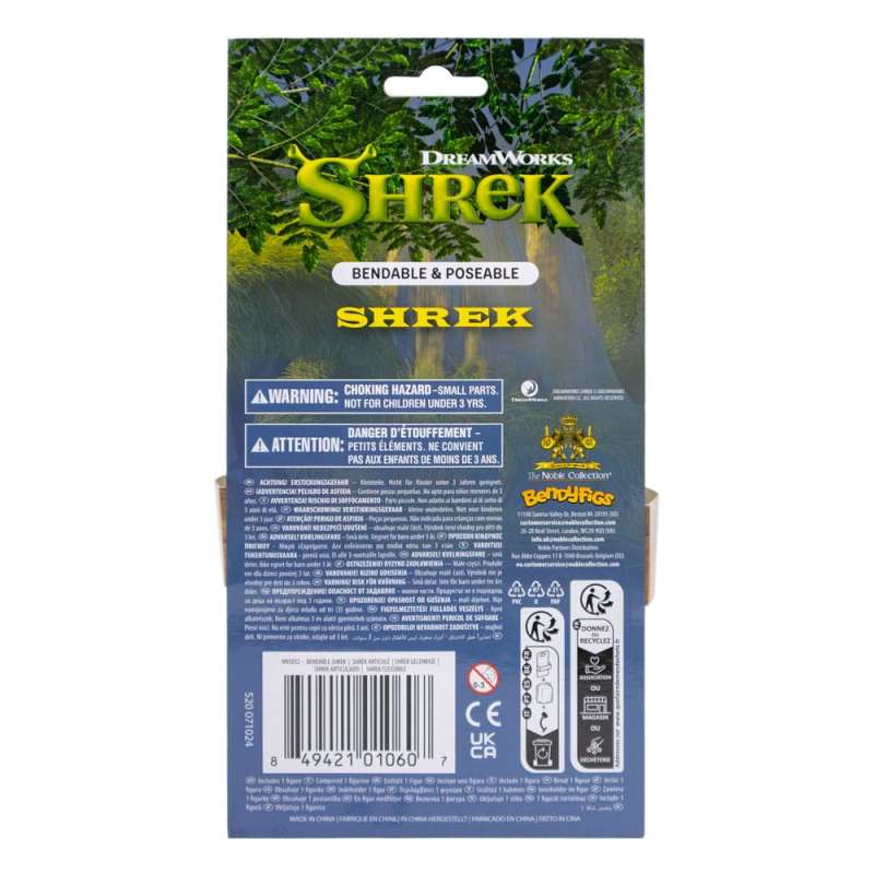SPOTT-GR Shrek Bendyfigs - Εύκαμπτη Φιγούρα Shrek με Ύψος 15cm