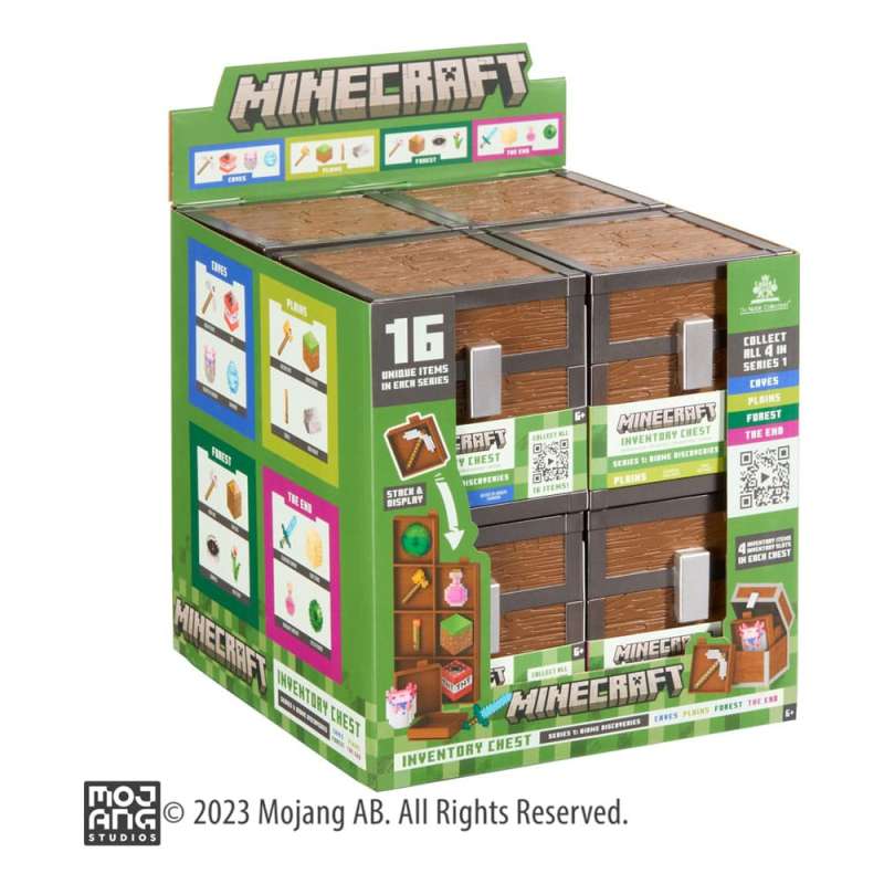 SPOTT-GR Minecraft Loot Chest (Σετ 8 Τεμαχίων)