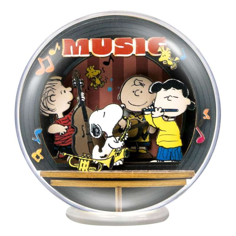 SPOTT-GR Peanuts Puremind - Κιτ Μοντελισμού Globe Wooden Theater Globe Night of Music