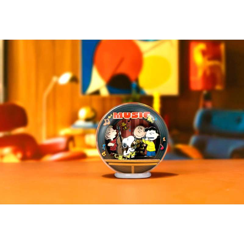 SPOTT-GR Peanuts Puremind - Κιτ Μοντελισμού Globe Wooden Theater Globe Night of Music