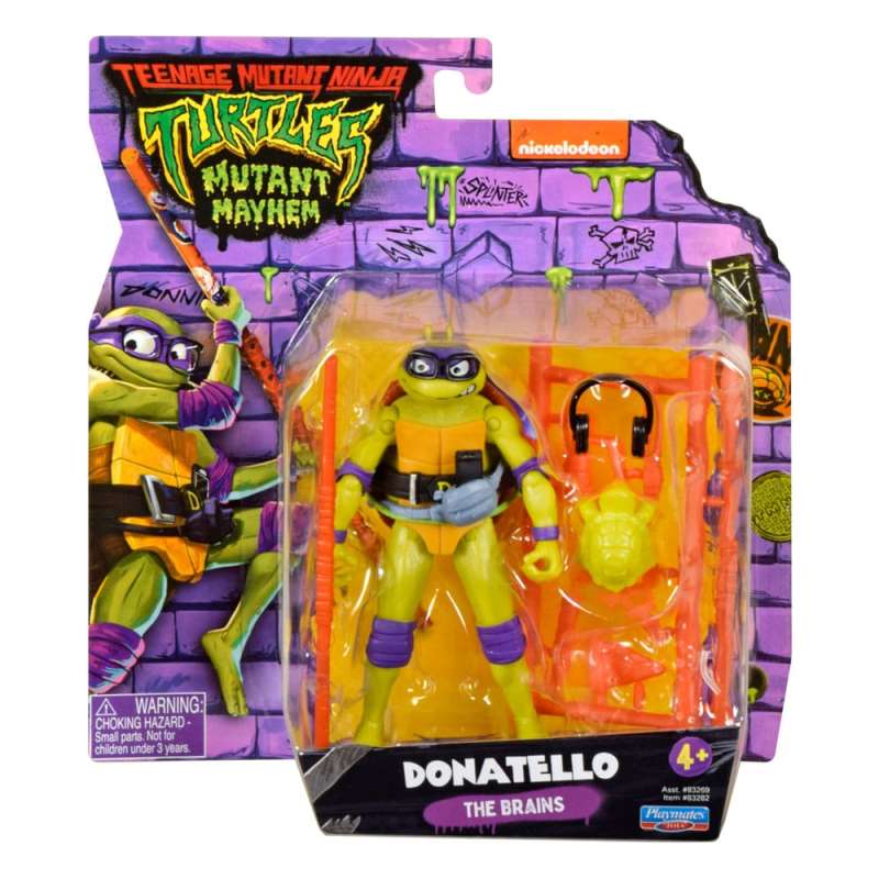 SPOTT-GR Teenage Mutant Ninja Turtles: Mutant Mayhem - Φιγούρα Δράσηςs με Ύψος 10cm Basic Σετ (Σετ 12 Τεμάχια)