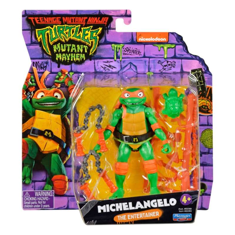 SPOTT-GR Teenage Mutant Ninja Turtles: Mutant Mayhem - Φιγούρα Δράσηςs με Ύψος 10cm Basic Σετ (Σετ 12 Τεμάχια)