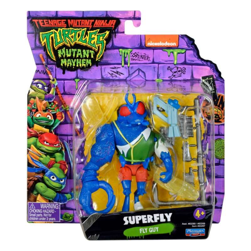 SPOTT-GR Teenage Mutant Ninja Turtles: Mutant Mayhem - Φιγούρα Δράσηςs με Ύψος 10cm Basic Σετ (Σετ 12 Τεμάχια)