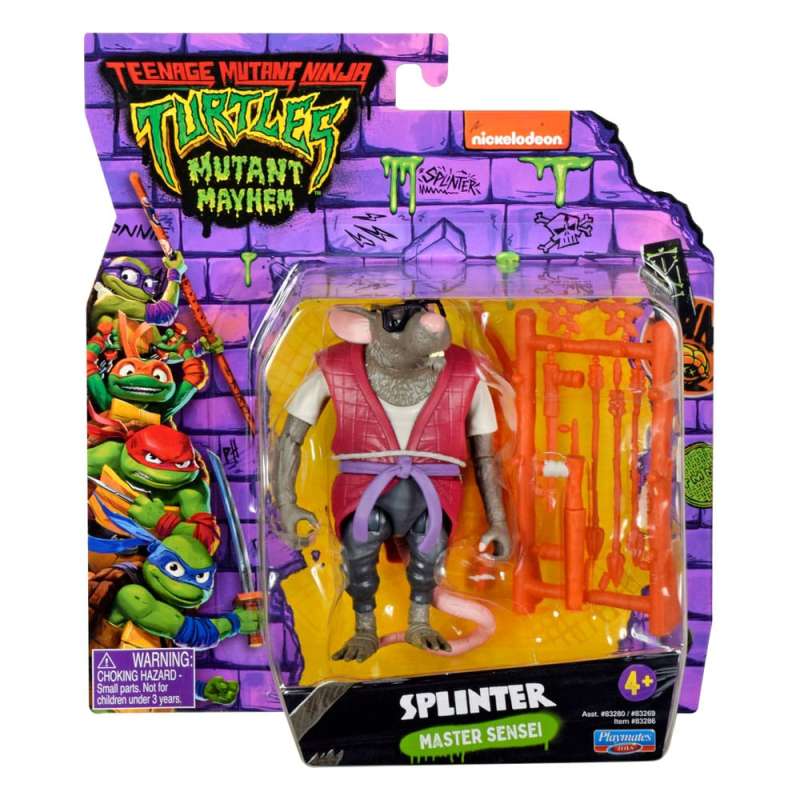 SPOTT-GR Teenage Mutant Ninja Turtles: Mutant Mayhem - Φιγούρα Δράσηςs με Ύψος 10cm Basic Σετ (Σετ 12 Τεμάχια)