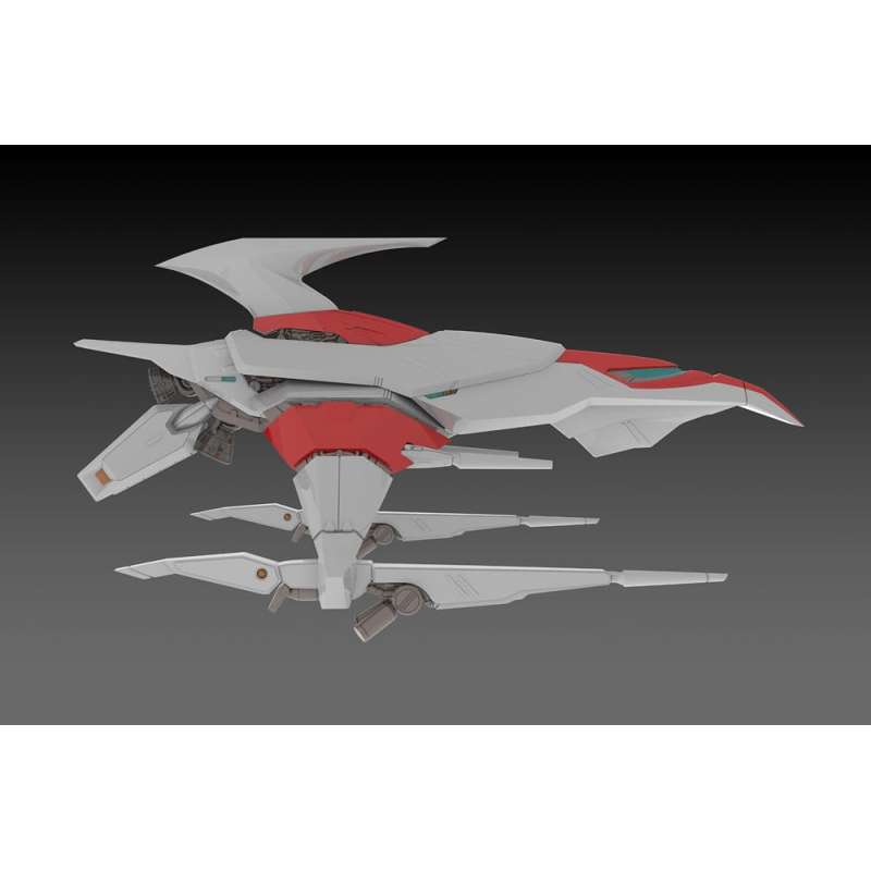 SPOTT-GR Dariusburst CS Core - Φιγούρα Μοντελισμού (Αναλογία 1/144) Legend Silver Hawk 3F-1B Space Fighter Μεγέθους 14cm