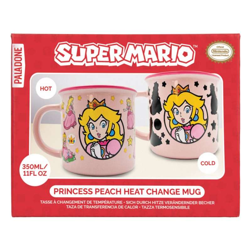 SPOTT-GR Super Mario - Heat Changing Κούπα (Αλλάζει με την Θερμοκρασία) Princess Peach