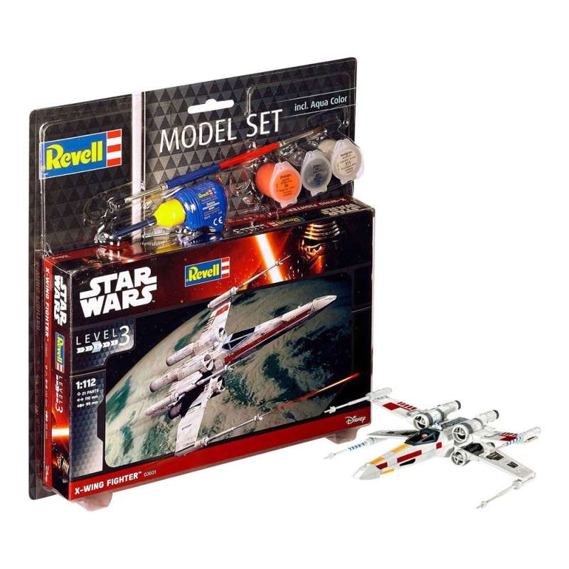 SPOTT-GR Star Wars - Κιτ Μοντελισμού (Αναλογία 1/112) Model Set X-Wing Fighter Μεγέθους 11cm
