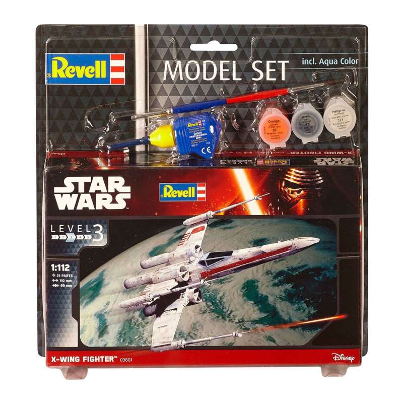 SPOTT-GR Star Wars - Κιτ Μοντελισμού (Αναλογία 1/112) Model Set X-Wing Fighter Μεγέθους 11cm