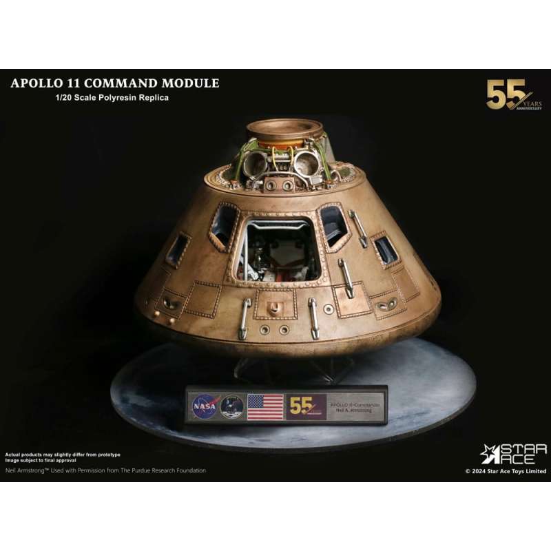 SPOTT-GR Apollo 11 - Ρέπλικα (Αναλογία 1/20) Command Module (DX) Μεγέθους 20cm