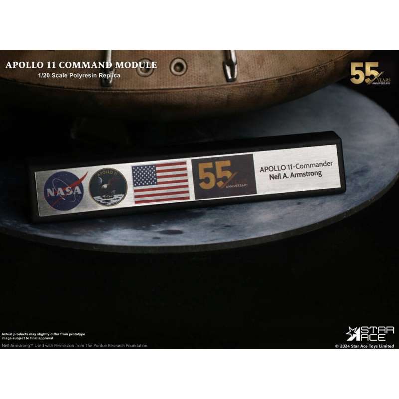 SPOTT-GR Apollo 11 - Ρέπλικα (Αναλογία 1/20) Command Module (DX) Μεγέθους 20cm