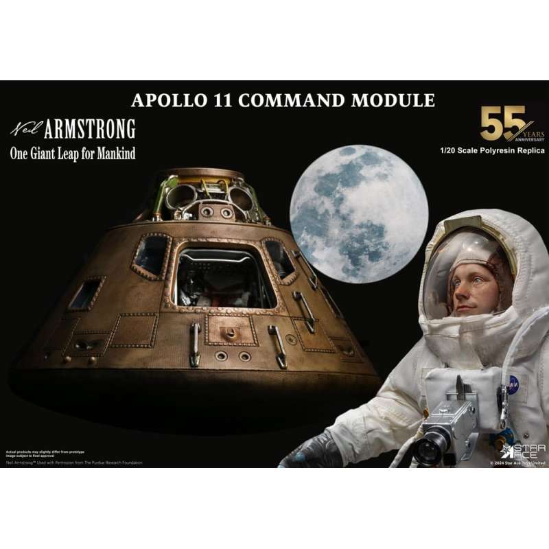 SPOTT-GR Apollo 11 - Ρέπλικα (Αναλογία 1/20) Command Module (DX) Μεγέθους 20cm
