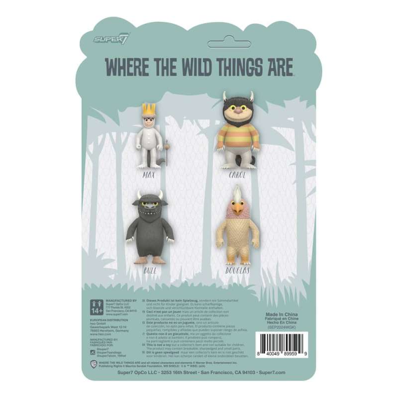 SPOTT-GR Where The Wild Things Are ReAction Action Figure Wave 01 Max 10 cm