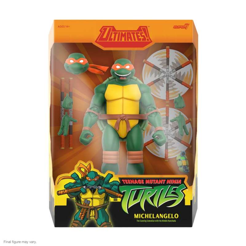 SPOTT-GR Teenage Mutant Ninja Turtles Ultimates Action Figure Wave 12 Michelangelo 18 cm