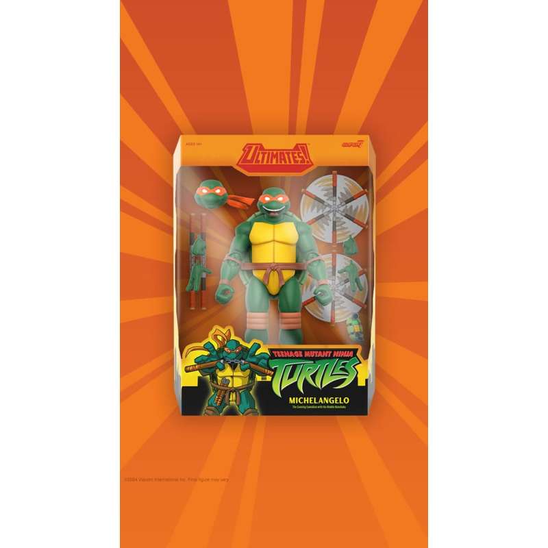 SPOTT-GR Teenage Mutant Ninja Turtles Ultimates Action Figure Wave 12 Michelangelo 18 cm