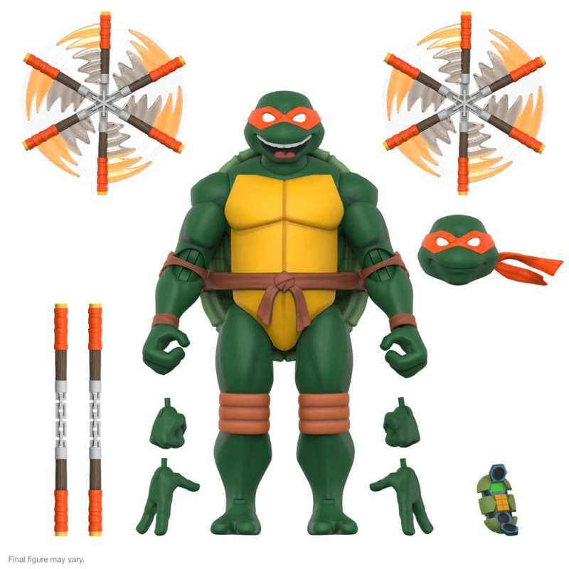 SPOTT-GR Teenage Mutant Ninja Turtles Ultimates Action Figure Wave 12 Michelangelo 18 cm
