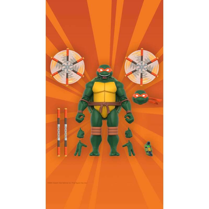 SPOTT-GR Teenage Mutant Ninja Turtles Ultimates Action Figure Wave 12 Michelangelo 18 cm