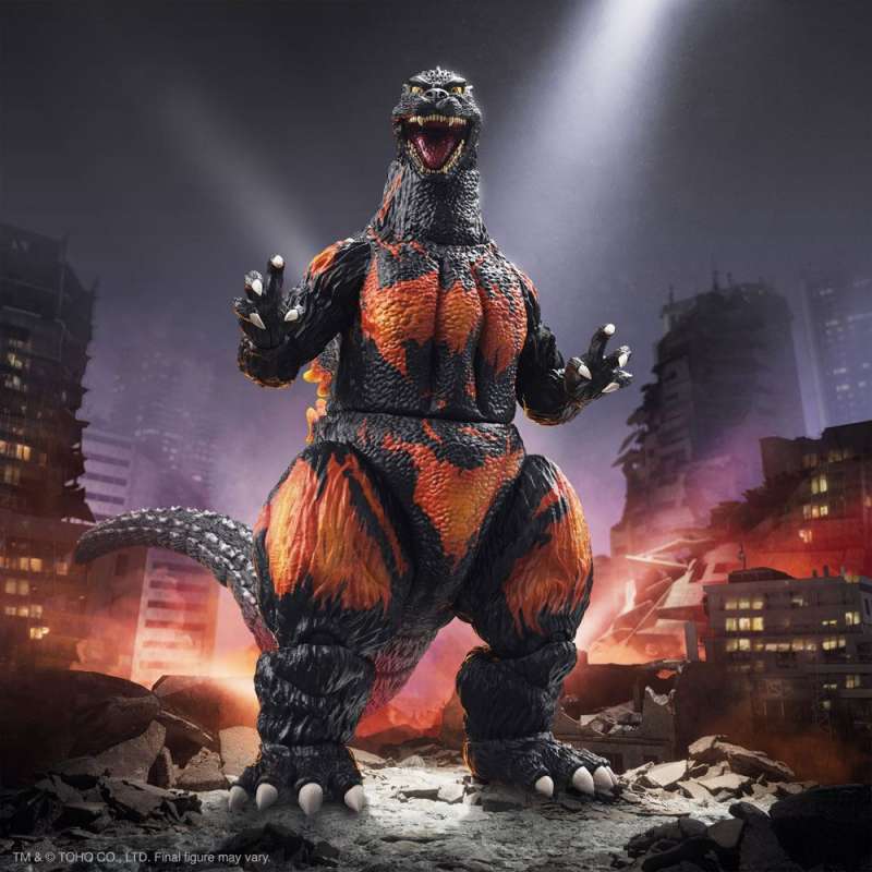 SPOTT-GR Toho Ultimates Action Figure Burning Godzilla 1995 20 cm