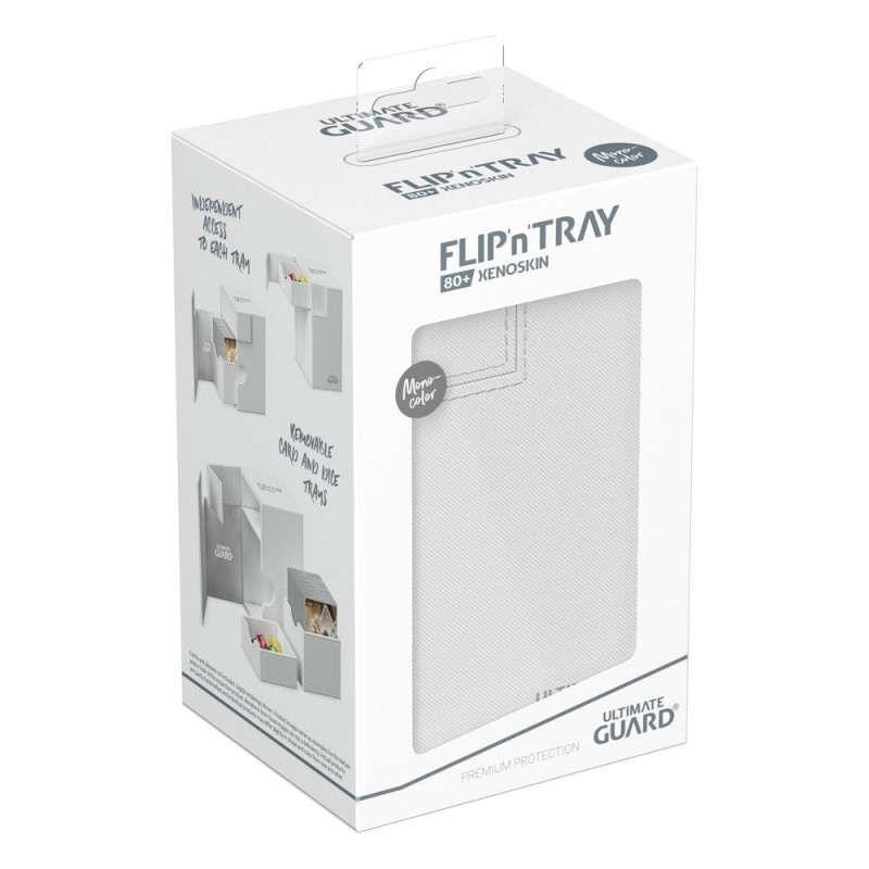 SPOTT-GR Ultimate Guard Flip'n'Tray 80+ Xenoskin - White