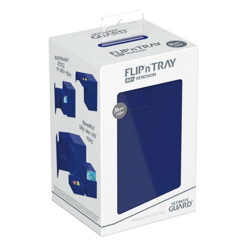 SPOTT-GR Ultimate Guard Flip'n'Tray 80+ Xenoskin - Blue