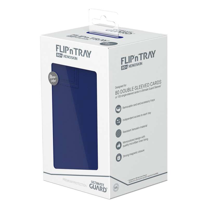 SPOTT-GR Ultimate Guard Flip'n'Tray 80+ Xenoskin - Blue