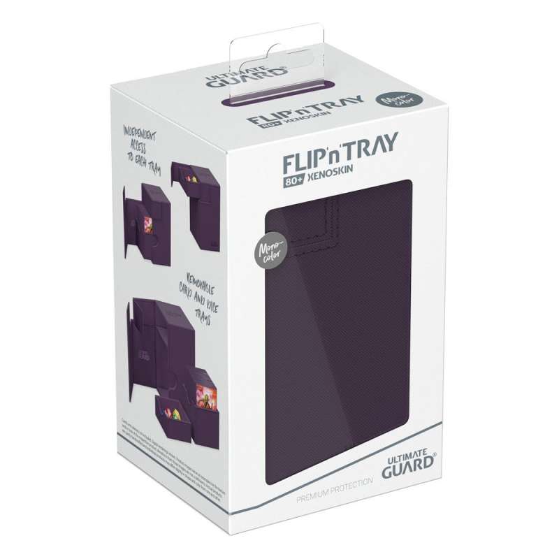 SPOTT-GR Ultimate Guard Flip'n'Tray 80+ Xenoskin - Purple