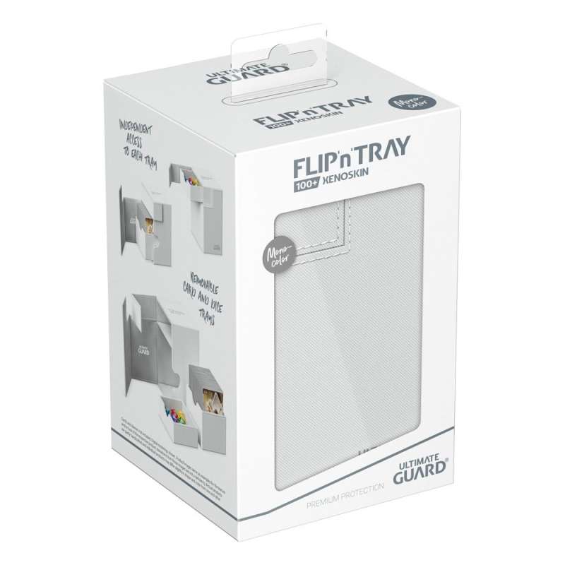SPOTT-GR Ultimate Guard Flip'n'Tray 100+ Xenoskin - White