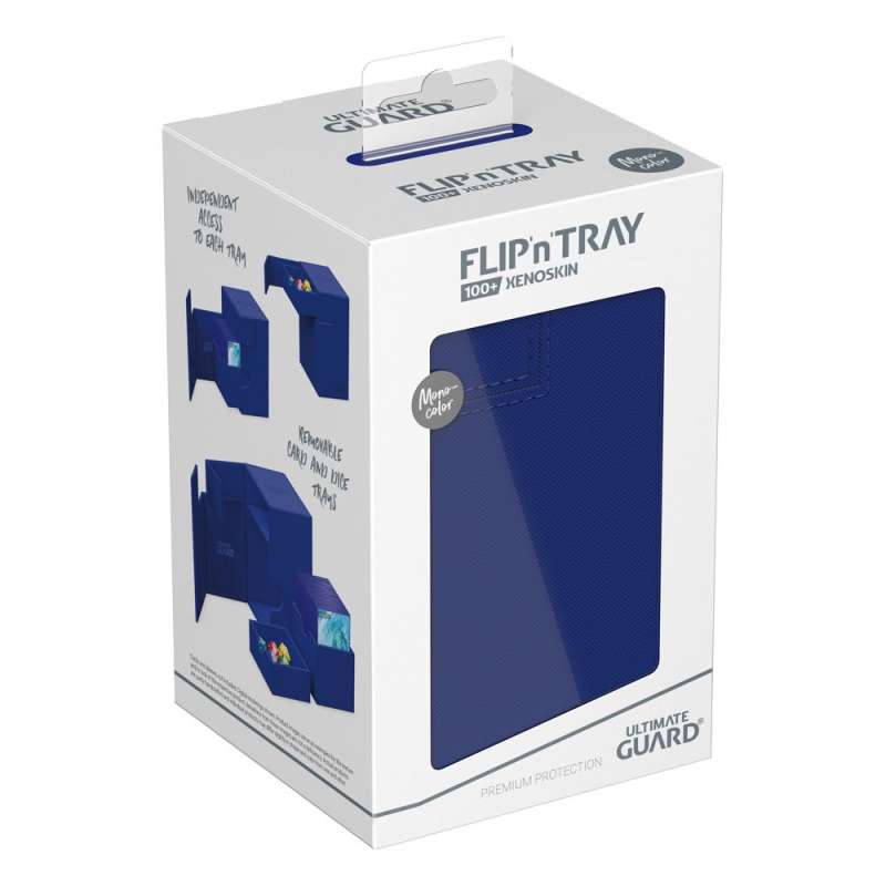 SPOTT-GR Ultimate Guard Flip'n'Tray 100+ Xenoskin - Blue